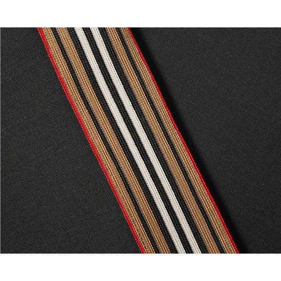 Man BURBERRY STRIPE TRACK PANTS BLACK Size 40 - Picture 5 of 10